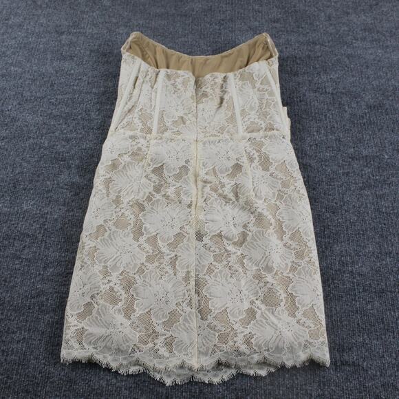 Nbd Dress Women Small Belladonna Mini Lace Straples Corset Fitted Cocktail Party - Picture 7 of 13